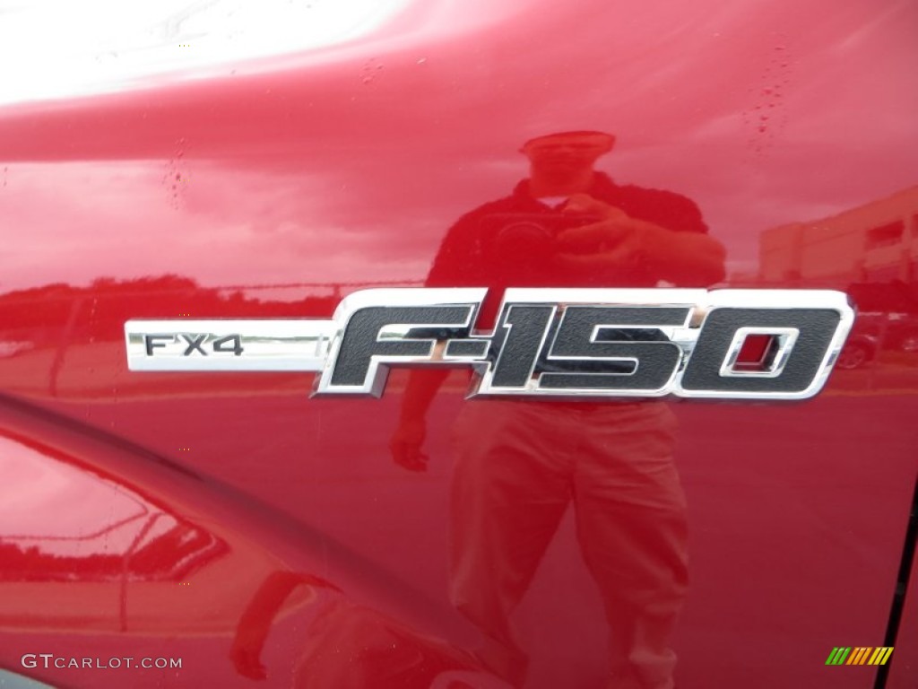 2013 F150 FX4 SuperCrew 4x4 - Ruby Red Metallic / Black photo #13