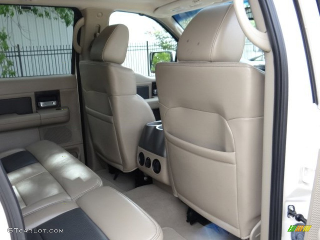 2008 F150 Limited SuperCrew - White Sand Tri-Coat / Tan photo #20