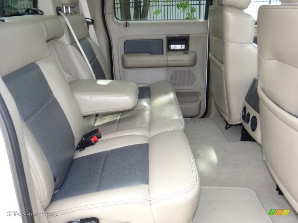2008 F150 Limited SuperCrew - White Sand Tri-Coat / Tan photo #24