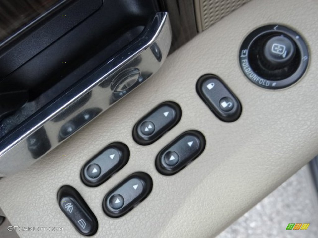 2008 F150 Limited SuperCrew - White Sand Tri-Coat / Tan photo #26