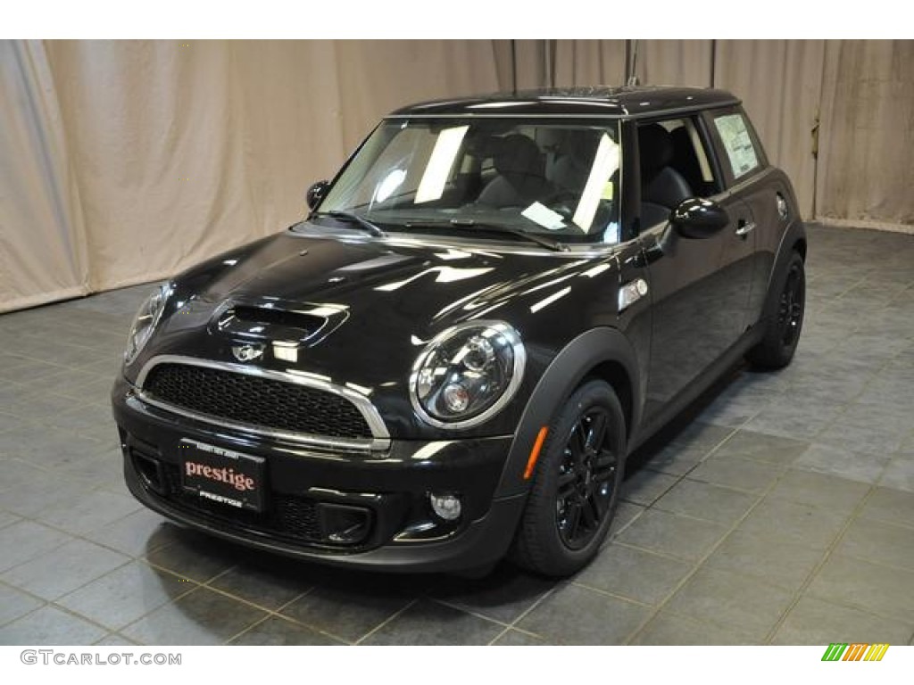 2013 Cooper S Hardtop - Midnight Black Metallic / Carbon Black photo #1