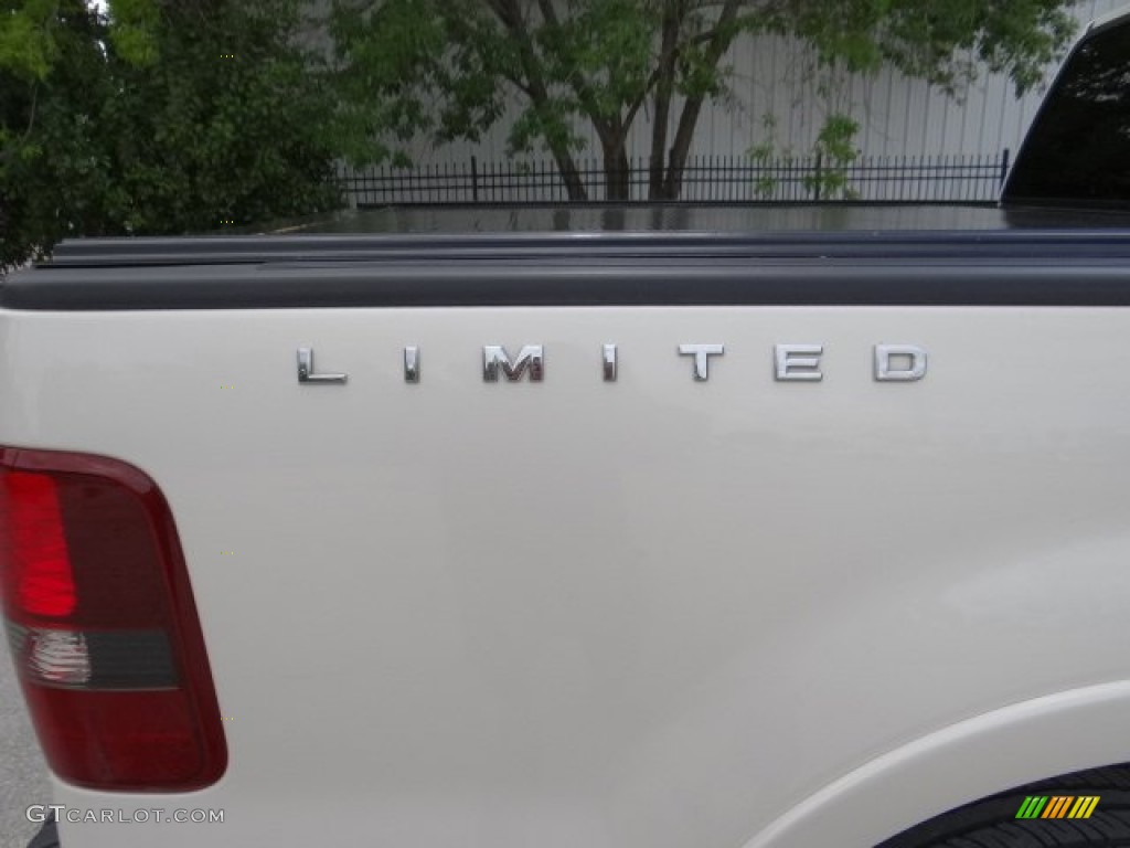 2008 F150 Limited SuperCrew - White Sand Tri-Coat / Tan photo #35