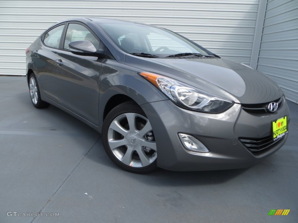 2013 Elantra Limited - Harbor Gray Metallic / Gray photo #1