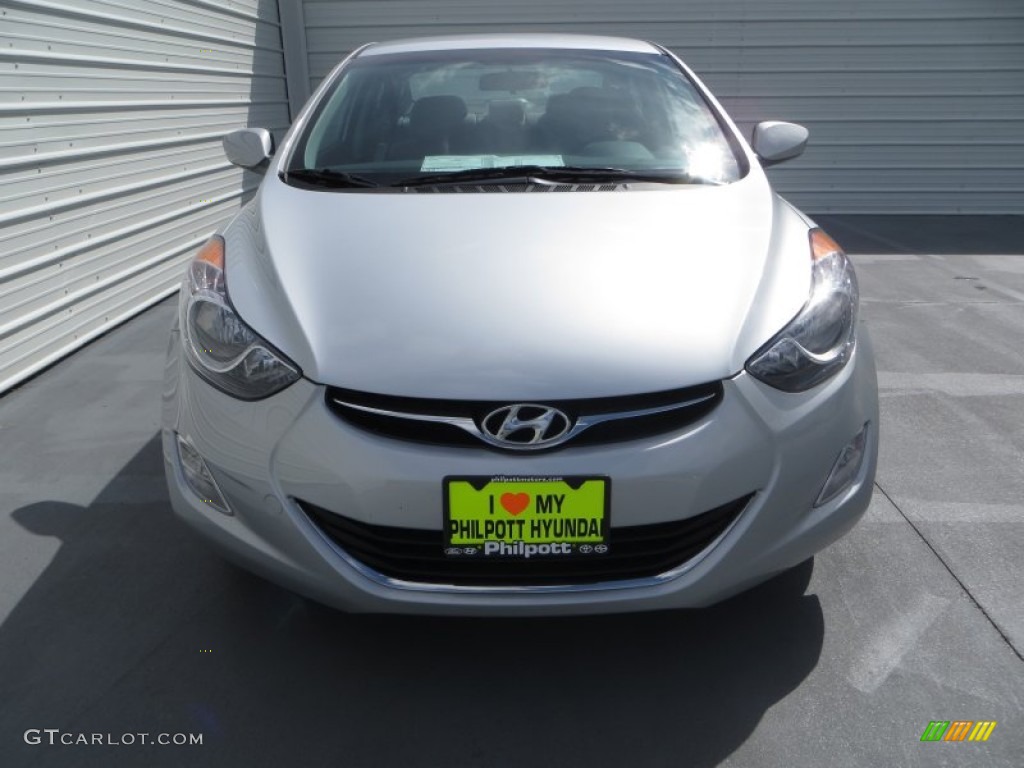 2013 Elantra GLS - Silver / Gray photo #8