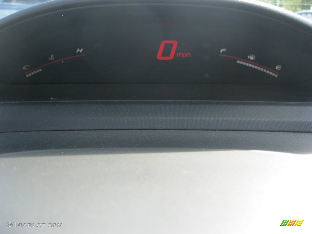 2008 Civic Si Coupe - Habanero Red Pearl / Black photo #21