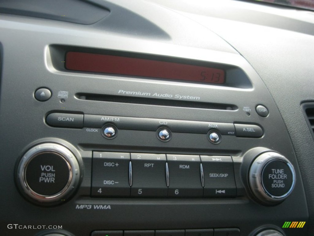 2008 Civic Si Coupe - Habanero Red Pearl / Black photo #23
