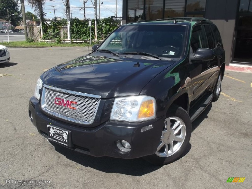2008 Envoy Denali 4x4 - Carbon Black Metallic / Ebony photo #1