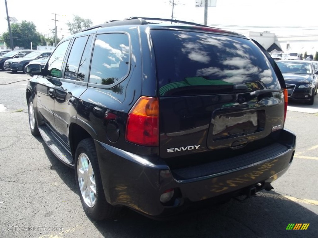 2008 Envoy Denali 4x4 - Carbon Black Metallic / Ebony photo #4
