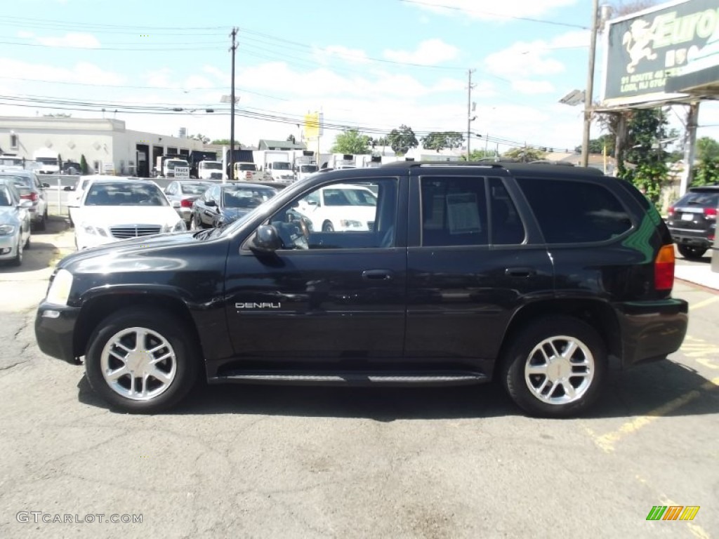 2008 Envoy Denali 4x4 - Carbon Black Metallic / Ebony photo #6