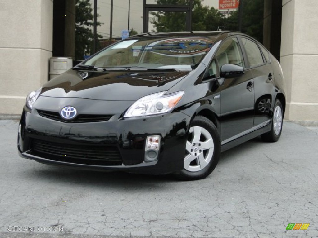 2010 Prius Hybrid II - Black / Misty Gray photo #1