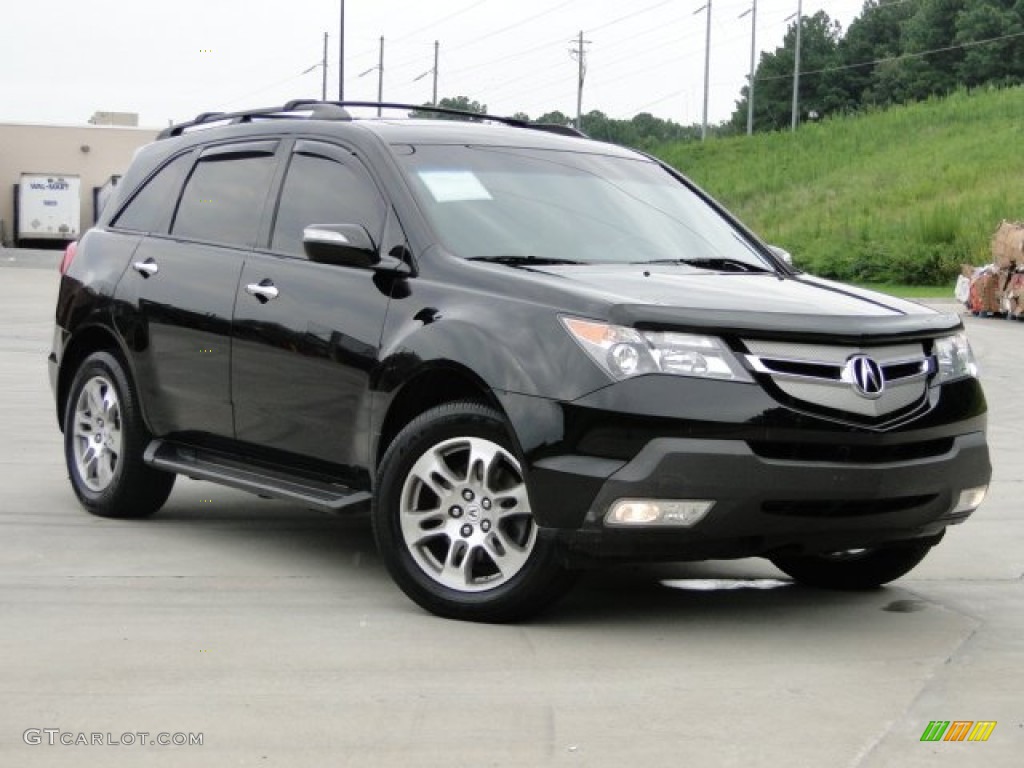 Formal Black Pearl 2007 Acura MDX Technology Exterior Photo #84616996