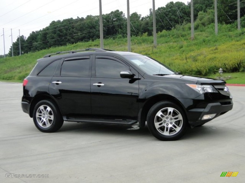 Formal Black Pearl 2007 Acura MDX Technology Exterior Photo #84616999