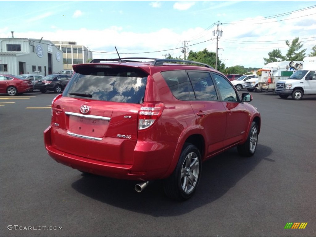 2010 RAV4 Sport 4WD - Barcelona Red Metallic / Dark Charcoal photo #5