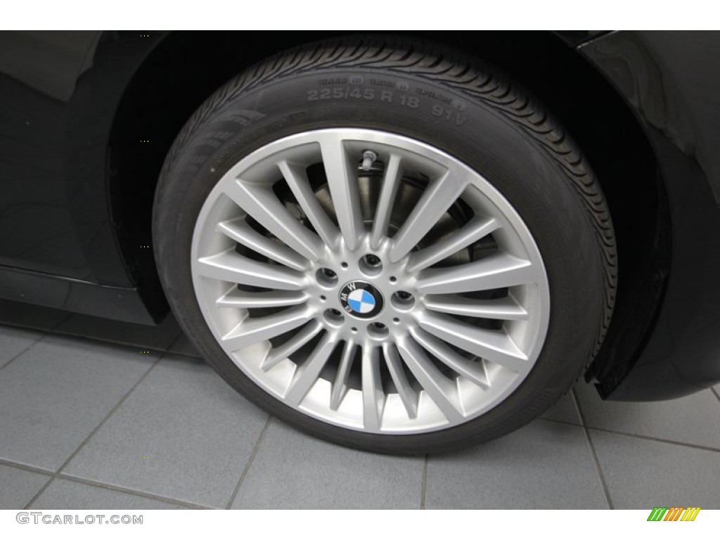 2013 3 Series 328i Sedan - Black Sapphire Metallic / Saddle Brown photo #7