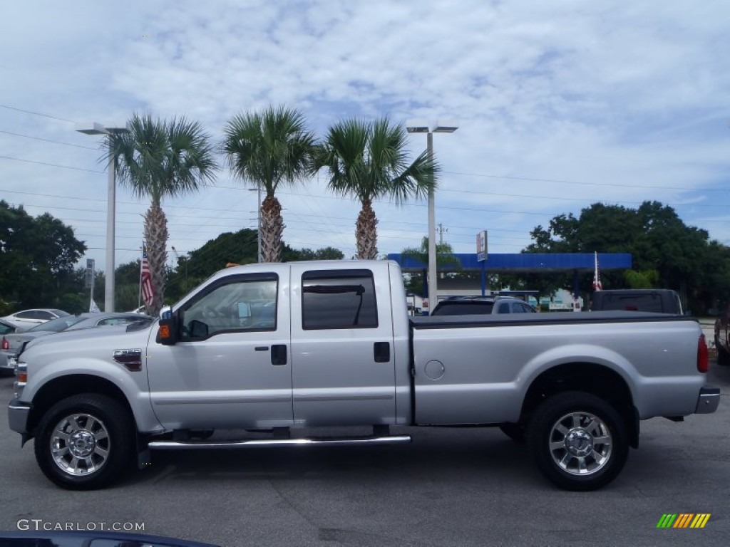 Silver Metallic 2008 Ford F350 Super Duty Lariat Crew Cab 4x4 Exterior Photo #84619256