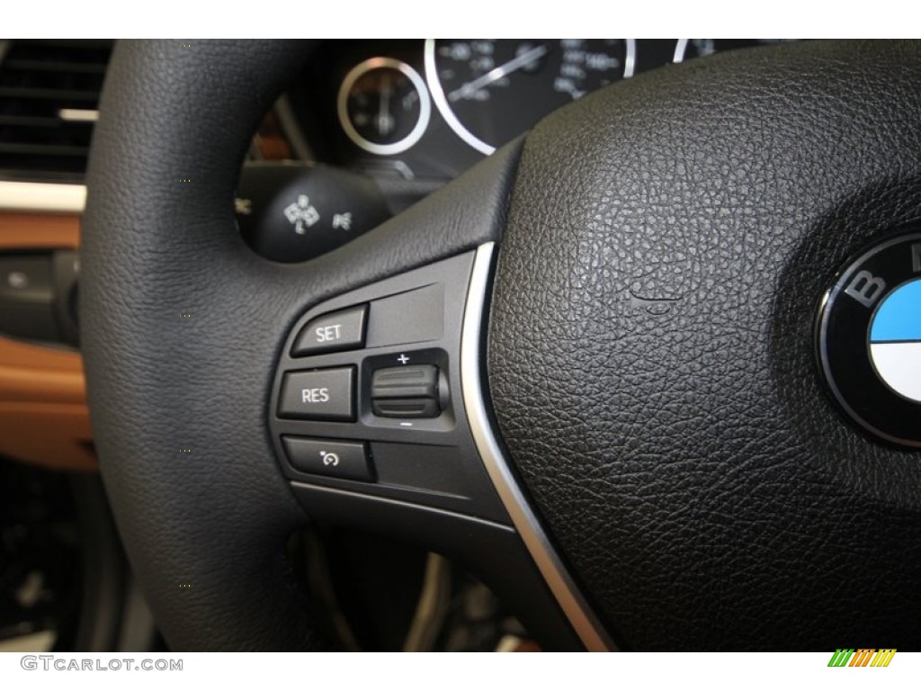 2013 3 Series 328i Sedan - Black Sapphire Metallic / Saddle Brown photo #25