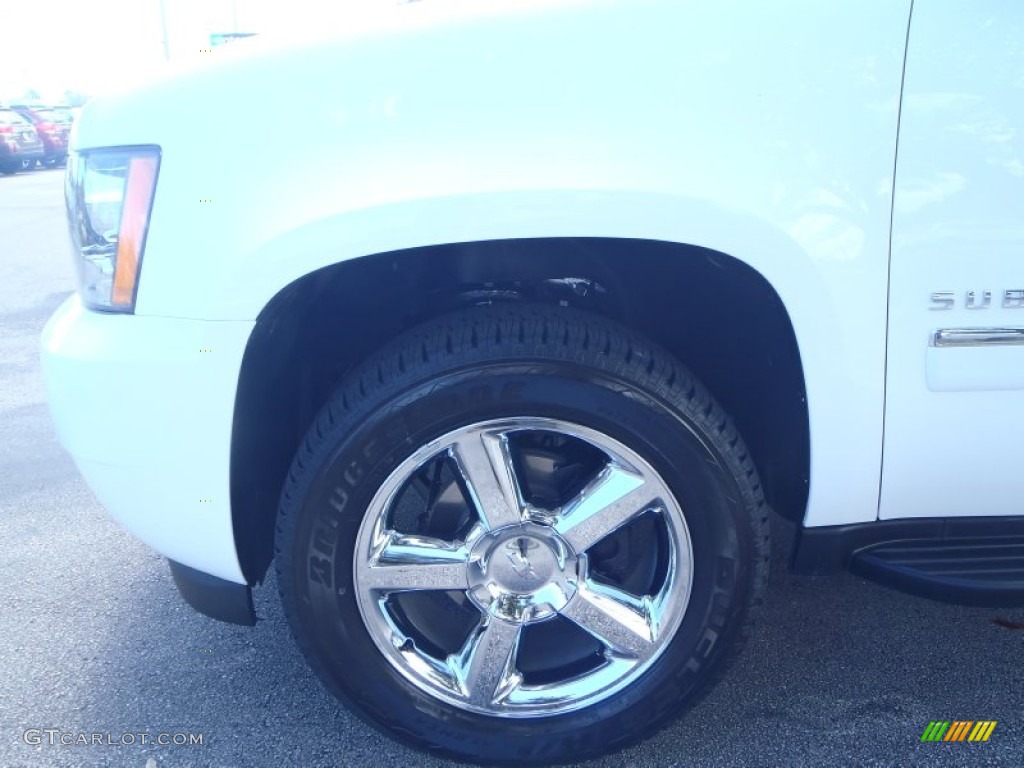 2013 Suburban LTZ - Summit White / Ebony photo #10