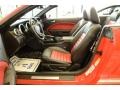  2007 Mustang Shelby GT500 Convertible Black/Red Interior