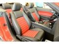 Black/Red 2007 Ford Mustang Shelby GT500 Convertible Interior Color