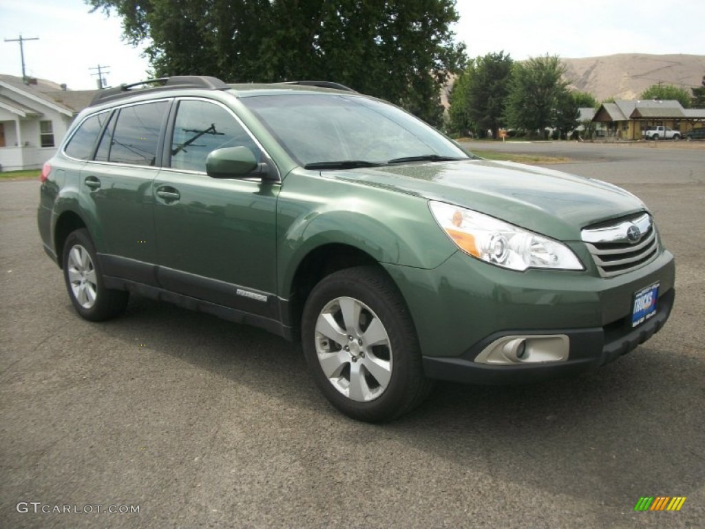 2012 Outback 2.5i Premium - Cypress Green Pearl / Warm Ivory photo #35