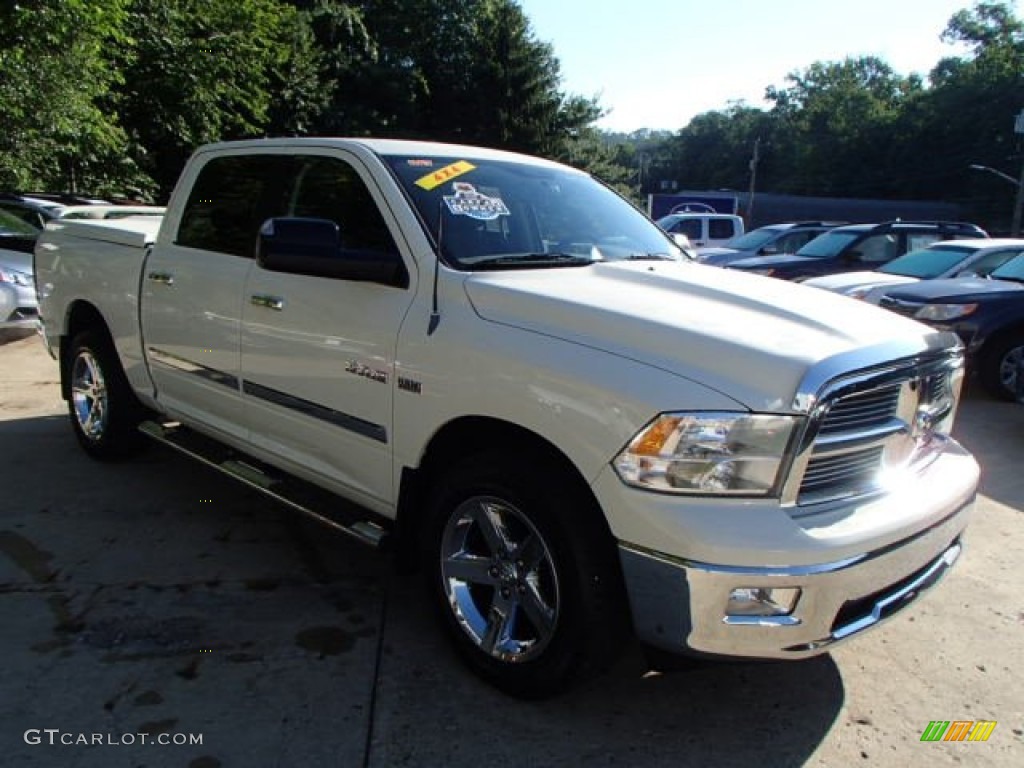 2010 Ram 1500 Big Horn Crew Cab 4x4 - Cool Vanilla / Dark Slate/Medium Graystone photo #4