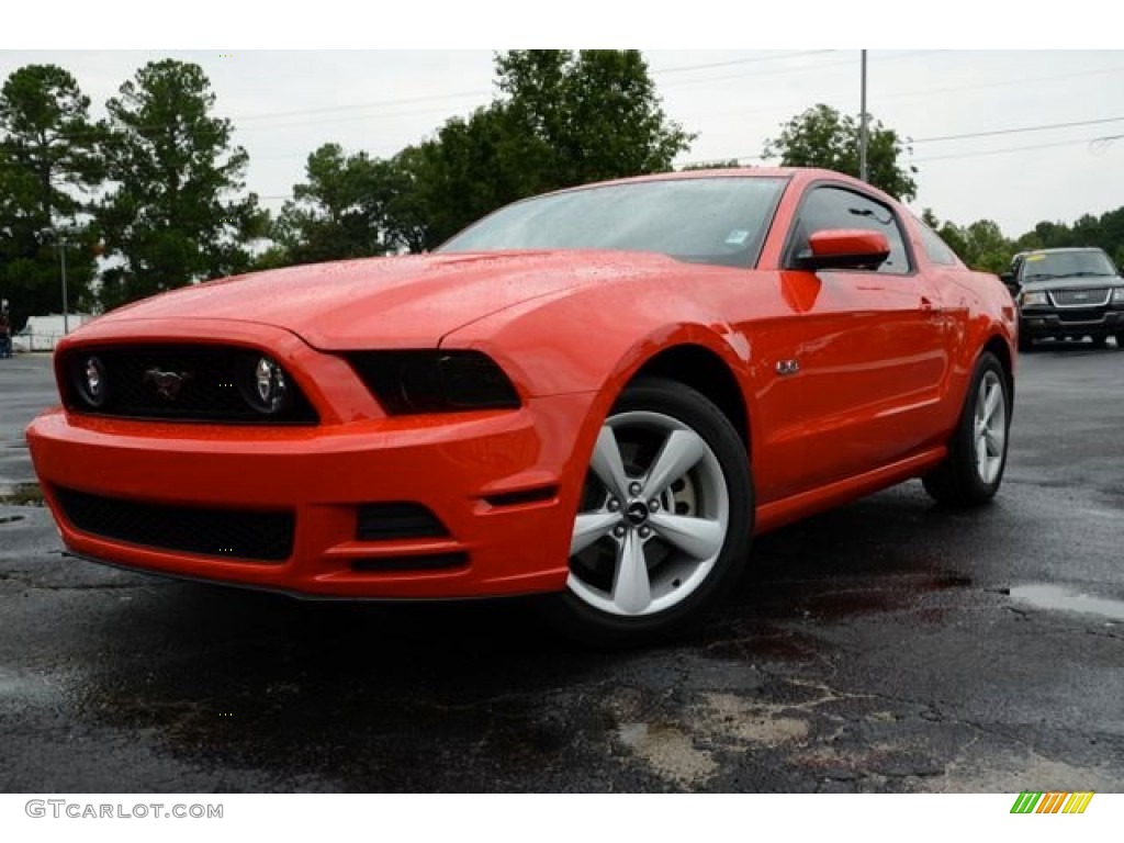 Race Red 2013 Ford Mustang GT Coupe Exterior Photo #84623426