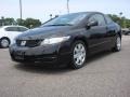 Crystal Black Pearl - Civic LX Coupe Photo No. 1
