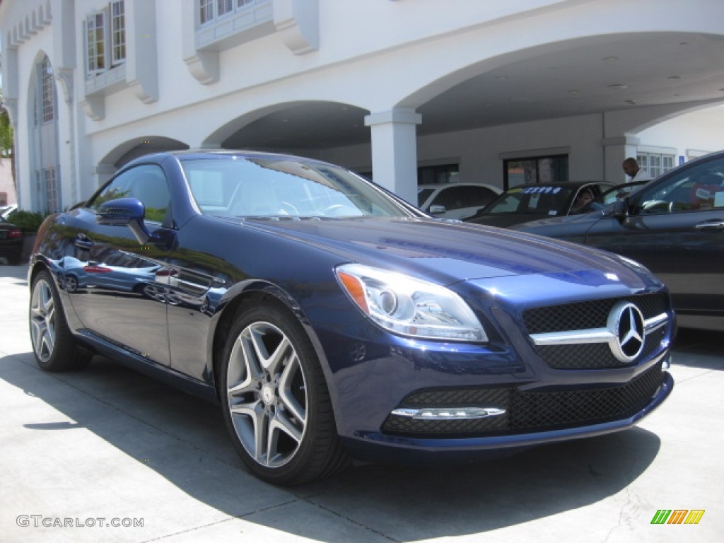 Mercedes benz designo mystic blue