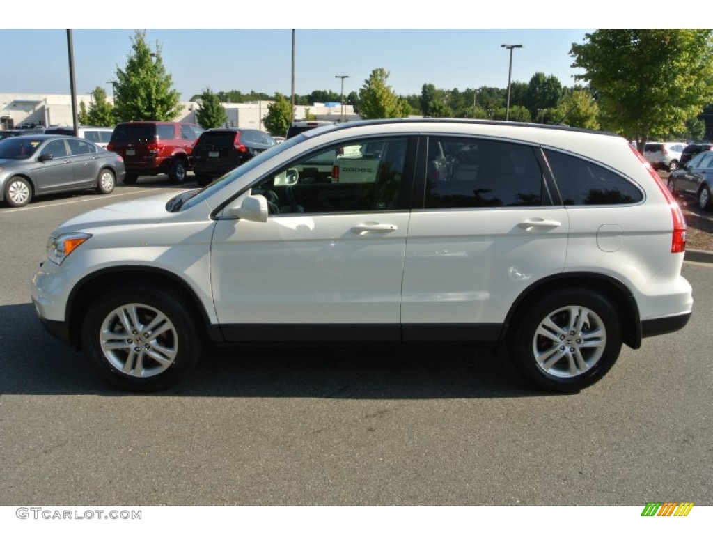 2011 CR-V EX-L - Taffeta White / Gray photo #3