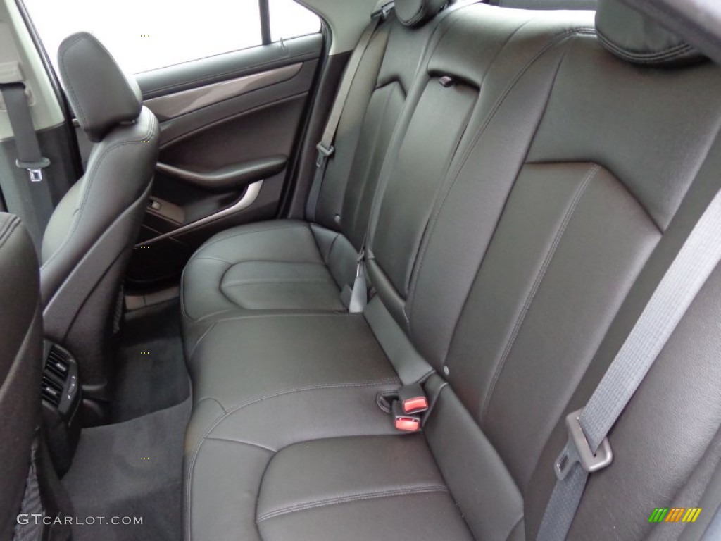 Ebony Interior 2009 Cadillac CTS 4 AWD Sedan Photo #84626045