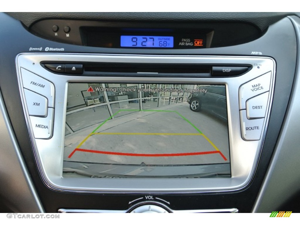 2012 Elantra Limited - Harbor Gray Metallic / Black photo #17