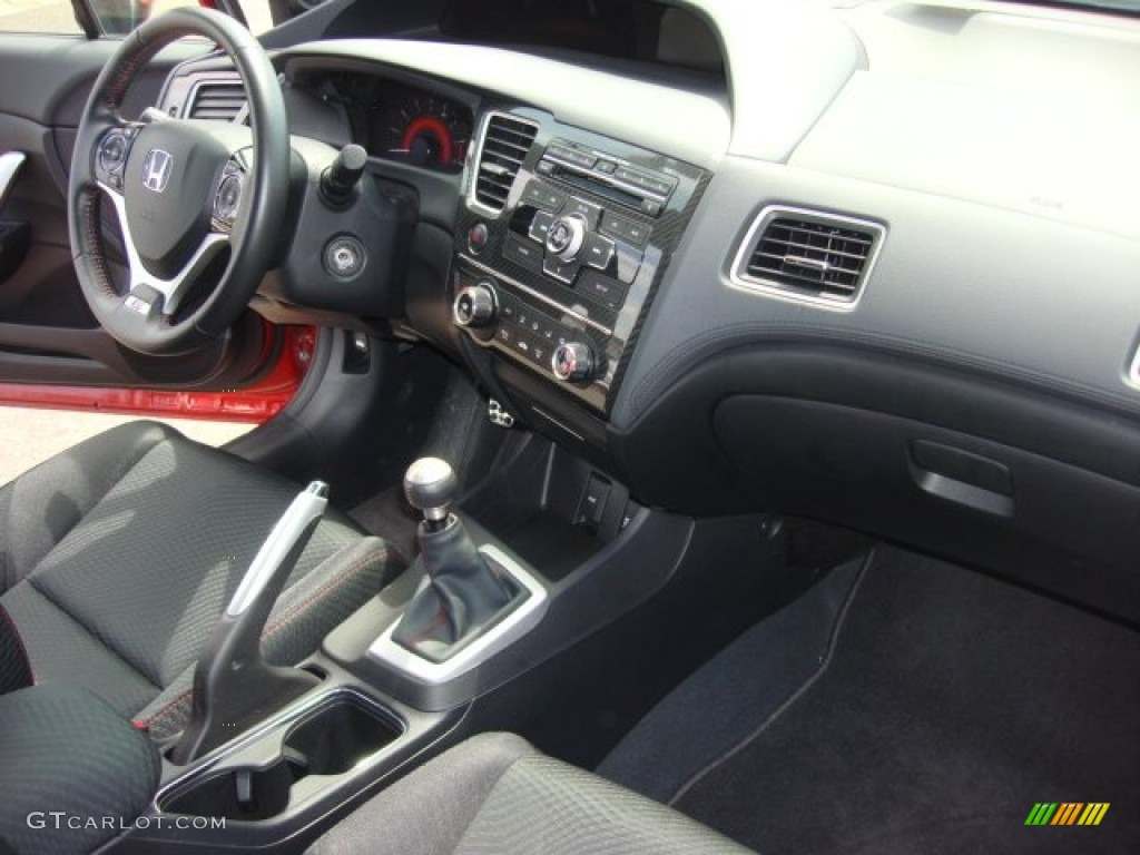 2013 Honda Civic Si Coupe Black Dashboard Photo #84626808