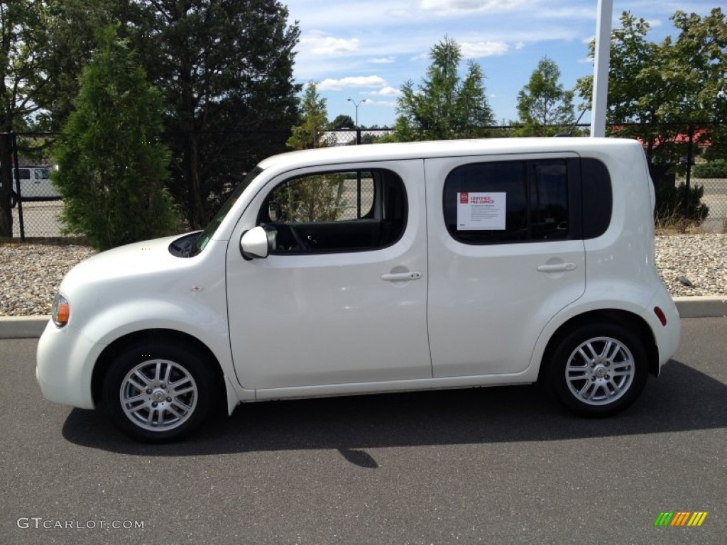 Pearl White 2012 Nissan Cube 1.8 S Indigo Limited Edition Exterior Photo #84627014