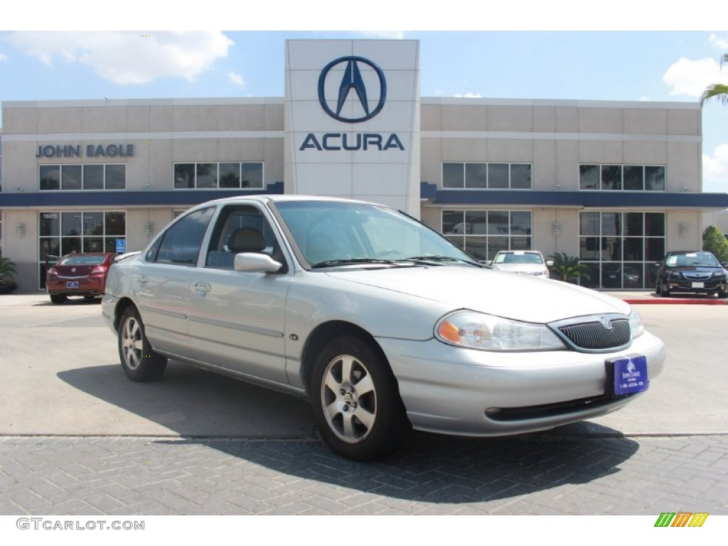2000 Mystique LS - Silver Frost Metallic / Graystone photo #1