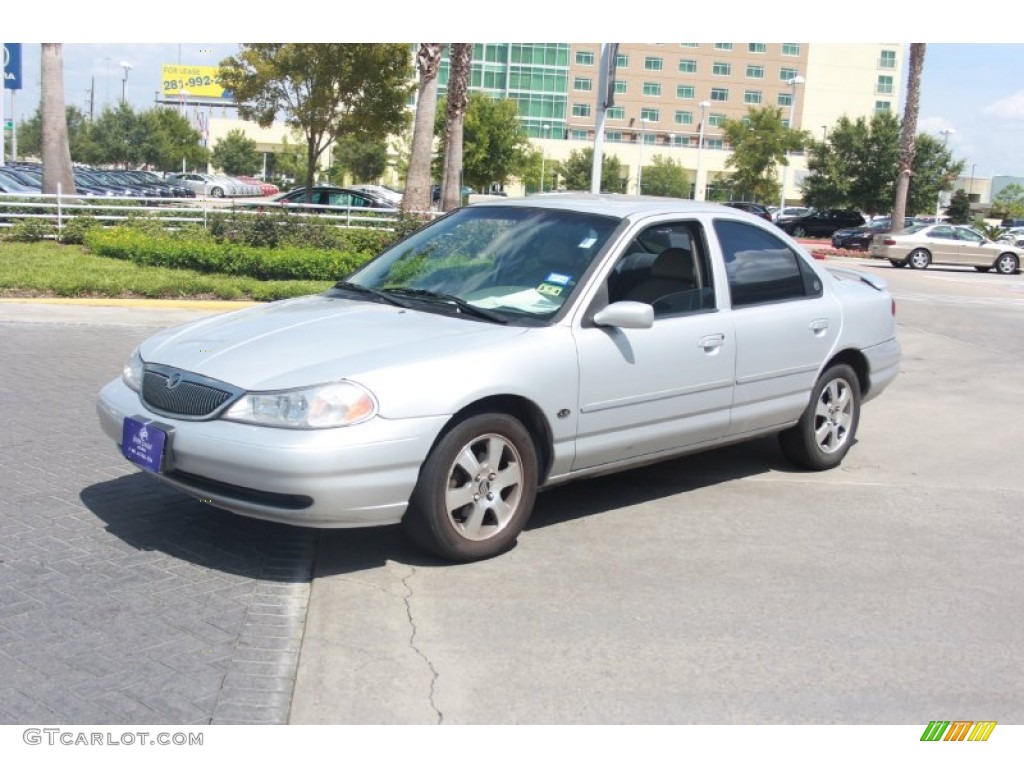 2000 Mystique LS - Silver Frost Metallic / Graystone photo #2