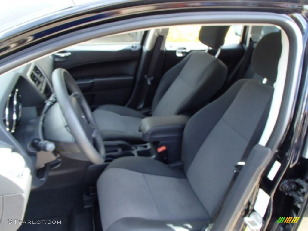 2012 Caliber SXT - Black / Dark Slate Gray photo #4