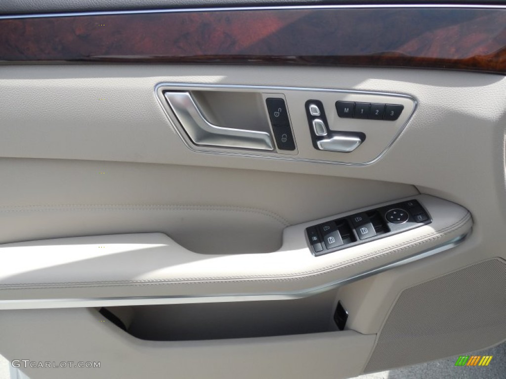2014 E 350 Sport Sedan - Diamond White Metallic / Silk Beige/Espresso Brown photo #6