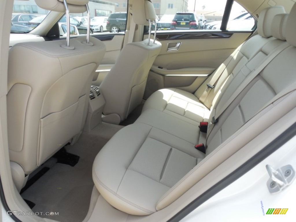 2014 E 350 Sport Sedan - Diamond White Metallic / Silk Beige/Espresso Brown photo #8