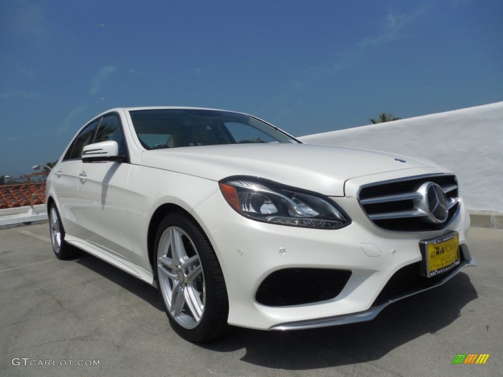2014 E 350 Sport Sedan - Diamond White Metallic / Silk Beige/Espresso Brown photo #11