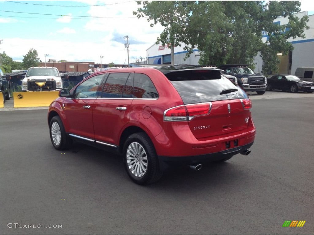 2011 MKX AWD - Red Candy Metallic / Medium Light Stone photo #3