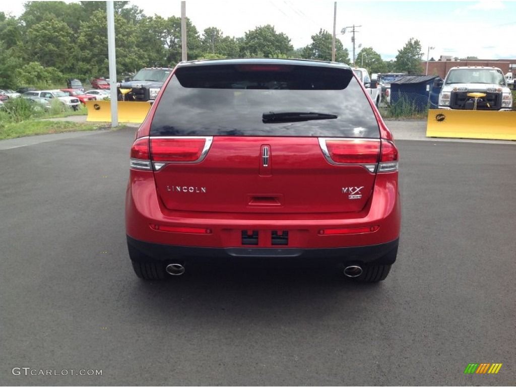 2011 MKX AWD - Red Candy Metallic / Medium Light Stone photo #4