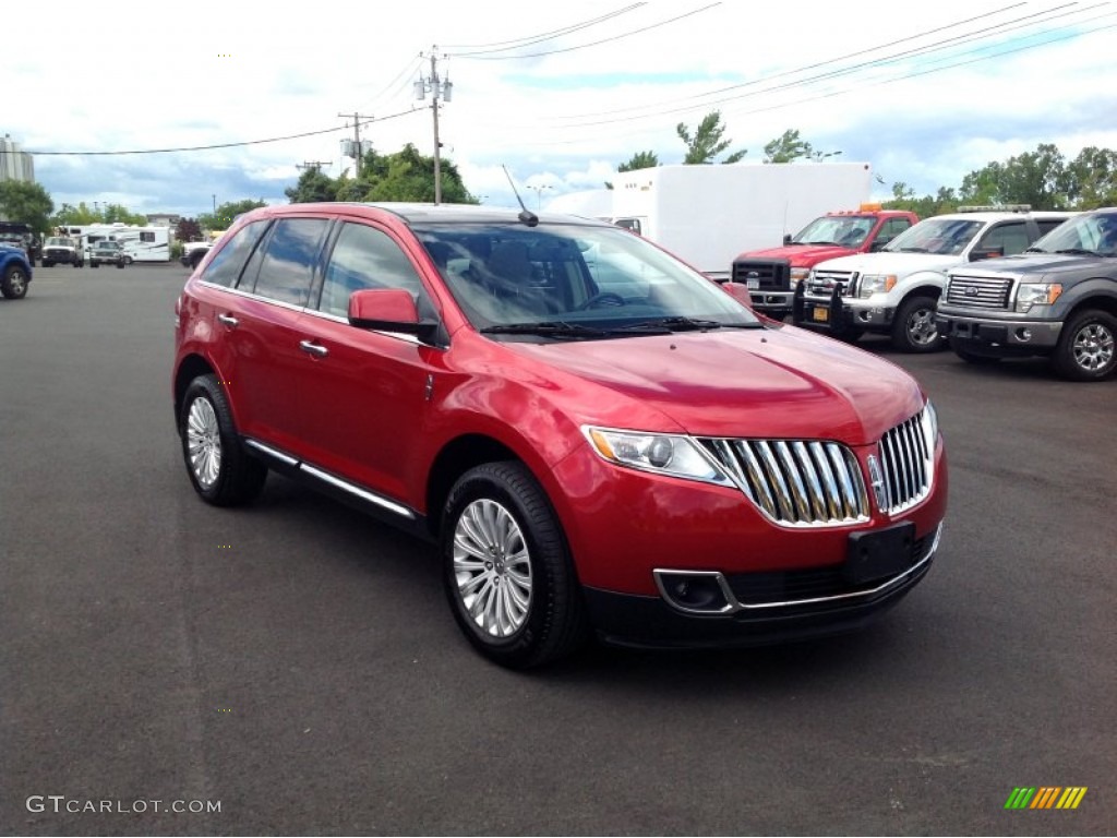 Red Candy Metallic 2011 Lincoln MKX AWD Exterior Photo #84629102