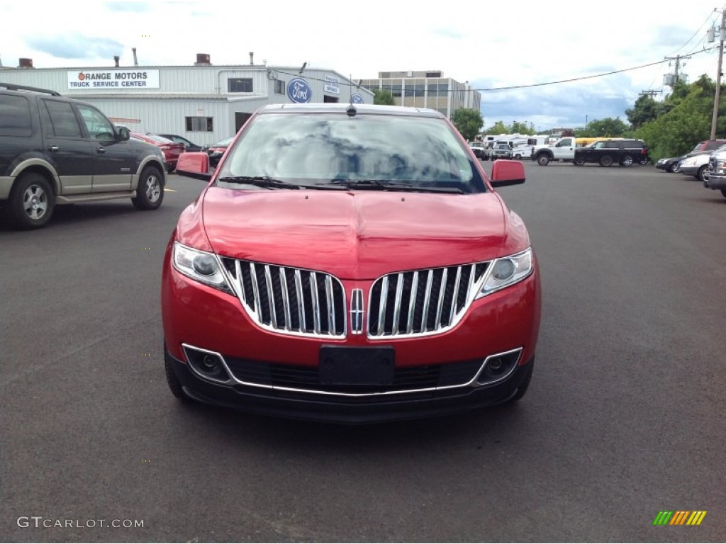 2011 MKX AWD - Red Candy Metallic / Medium Light Stone photo #8