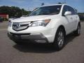Aspen White Pearl 2009 Acura MDX Technology Exterior