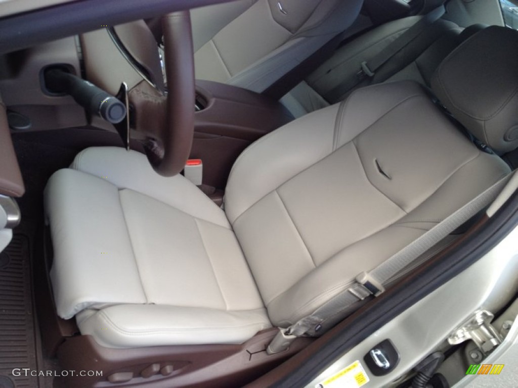 Light Platinum/Brownstone Accents Interior 2013 Cadillac ATS 2.0L Turbo Performance AWD Photo #84629468