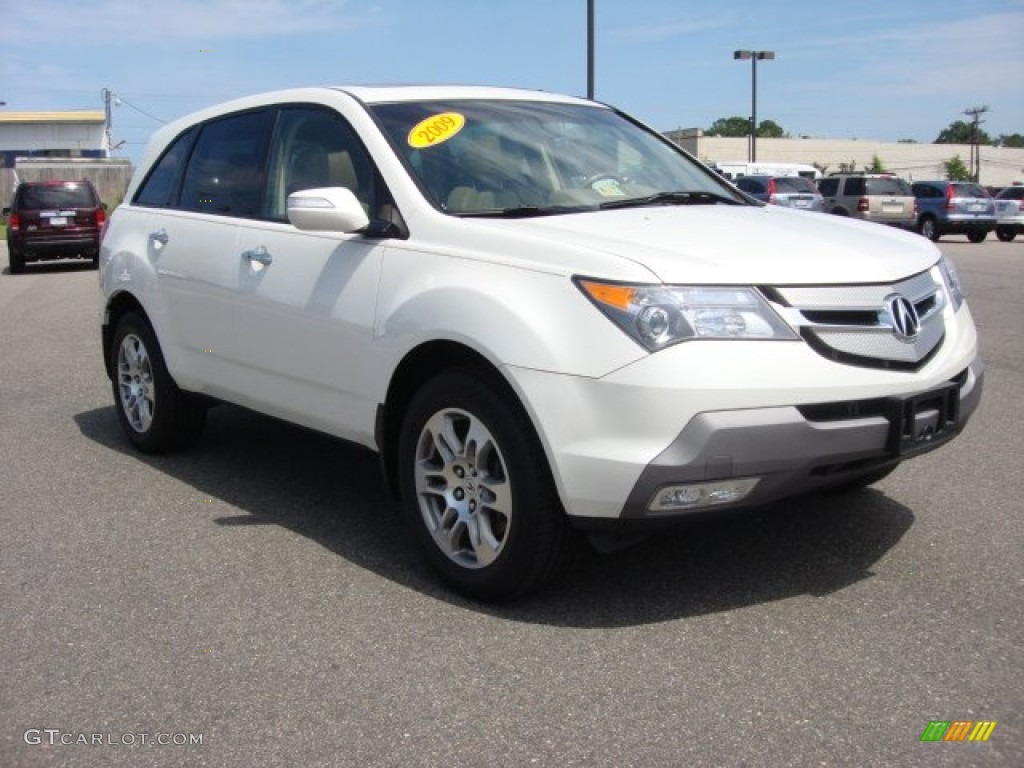 Aspen White Pearl 2009 Acura MDX Technology Exterior Photo #84629582