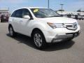 Aspen White Pearl 2009 Acura MDX Technology Exterior