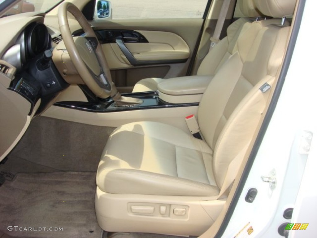 Parchment Interior 2009 Acura MDX Technology Photo #84629630