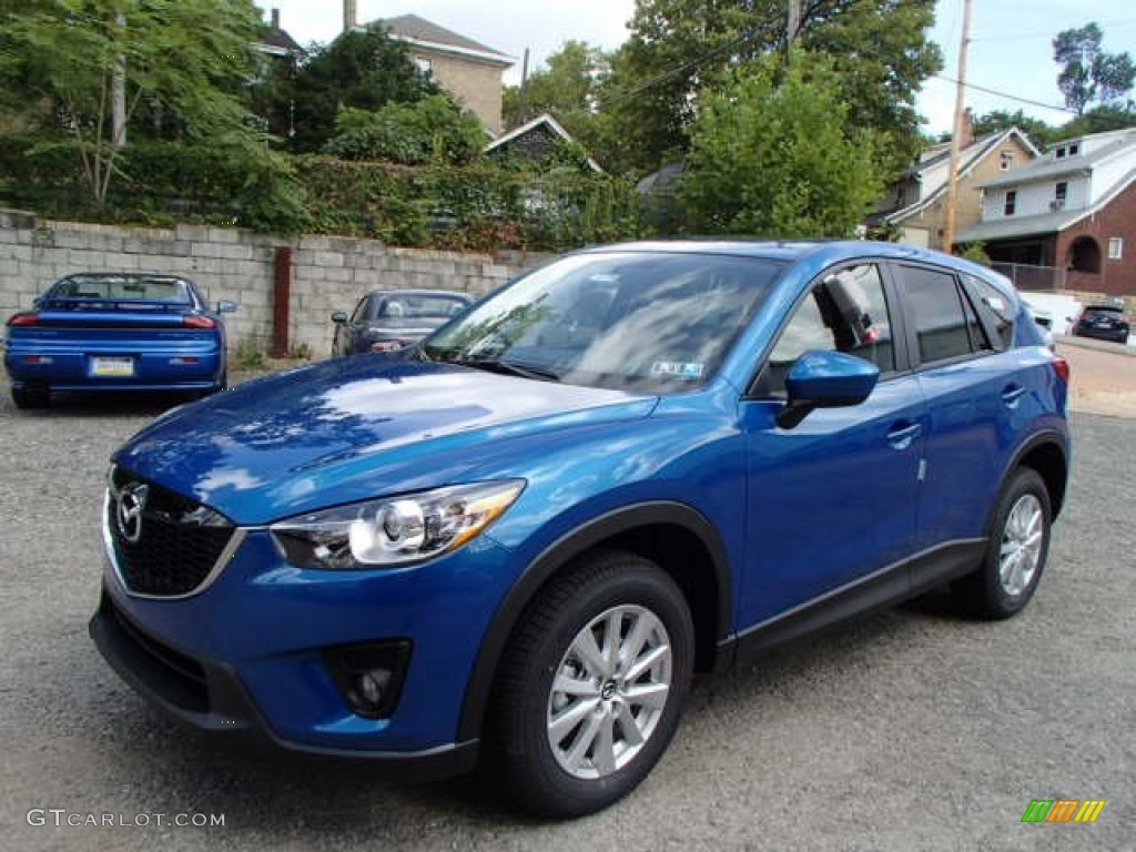 Sky Blue Mica 2014 Mazda CX-5 Touring AWD Exterior Photo #84629774