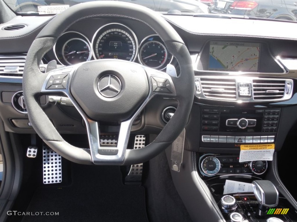 2014 Mercedes-Benz CLS 63 AMG AMG Black Dashboard Photo #84630128
